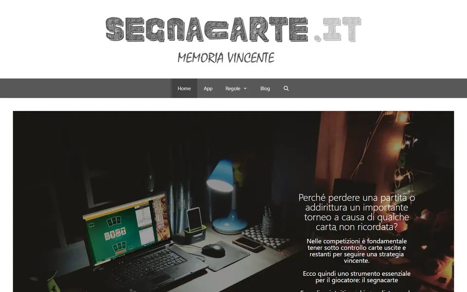 Anteprima del sito Segnacarte.it